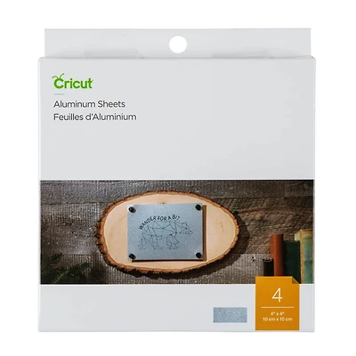 Cricut® 4ct. Aluminum Sheets 4" x 4"
