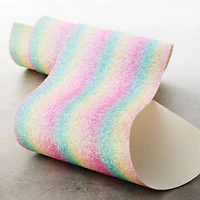 5.375" x 1yd. Pastel Rainbow Encrusted Glitter Ribbon by Celebrate It®