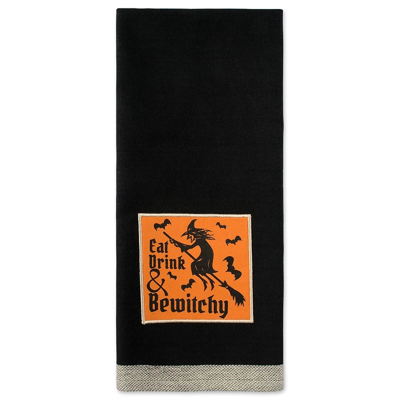 DII® Assorted Happy Haunting Halloween Embellished Dishtowel Set