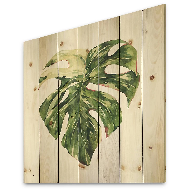 Designart - Tropical Green Leaves In Summer Times III