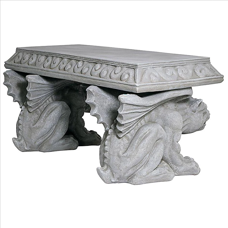 Design Toscano Blair Castle Sculptural Gargoyle Bench