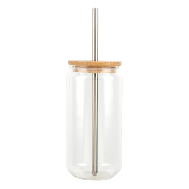 18oz. Clear Glass Sublimation Tumbler by Make Market®