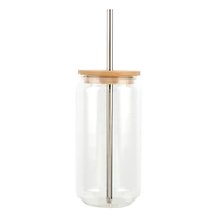 18oz. Clear Glass Sublimation Tumbler by Make Market®