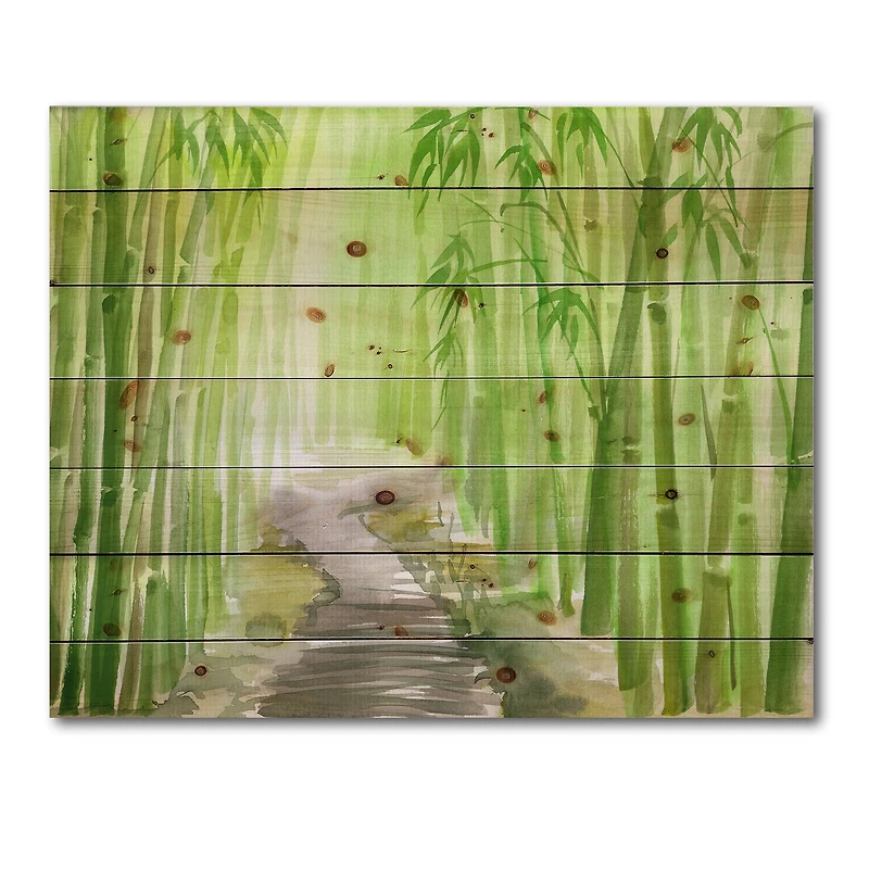 Designart - Green Bamboo Forest