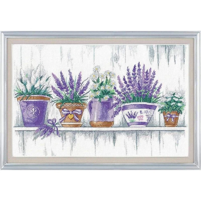 Oven Lavender Tenderness Cross Stitch Kit