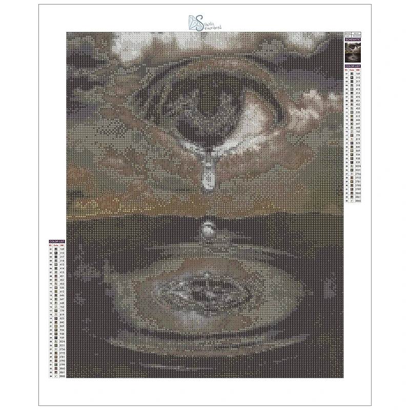 Sparkly Selections Eye Drop Diamond Painting Kit