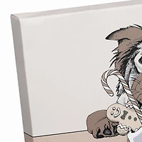 Christmas Dog Canvas Wall Art