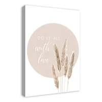 Do it All with Love Canvas Wall Art