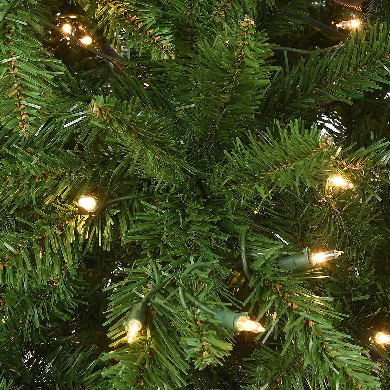 9ft. Pre-Lit Peyton Spruce Artificial Christmas Tree, Clear Lights