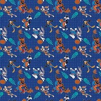 Space Jam Players Tonal Precut Cotton Fabric