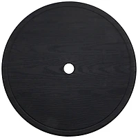 20" Black Outdoor Umbrella Table Tray