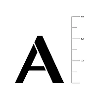 2" Modern Sans Serif Alphabet Stencils by Craft Smart®