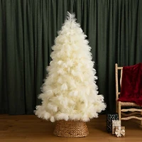 6ft. Unlit Off-White Pampas Grass Artificial Christmas Tree