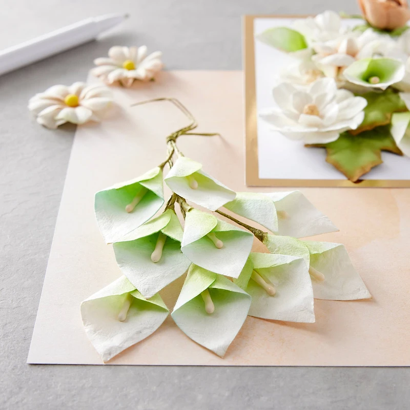 Calla Lily Paper Flowers by Recollections™, 12ct.