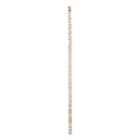 12 Pack: Rose Gold Metal Interlock Beads, 4mm by Bead Landing™