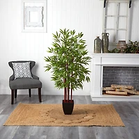 5ft. Potted Bamboo Silk Tree