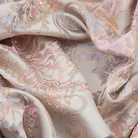 Cosplay by Yaya Han Ivory, Pink & Gold Duchesse Floral Brocade Fabric
