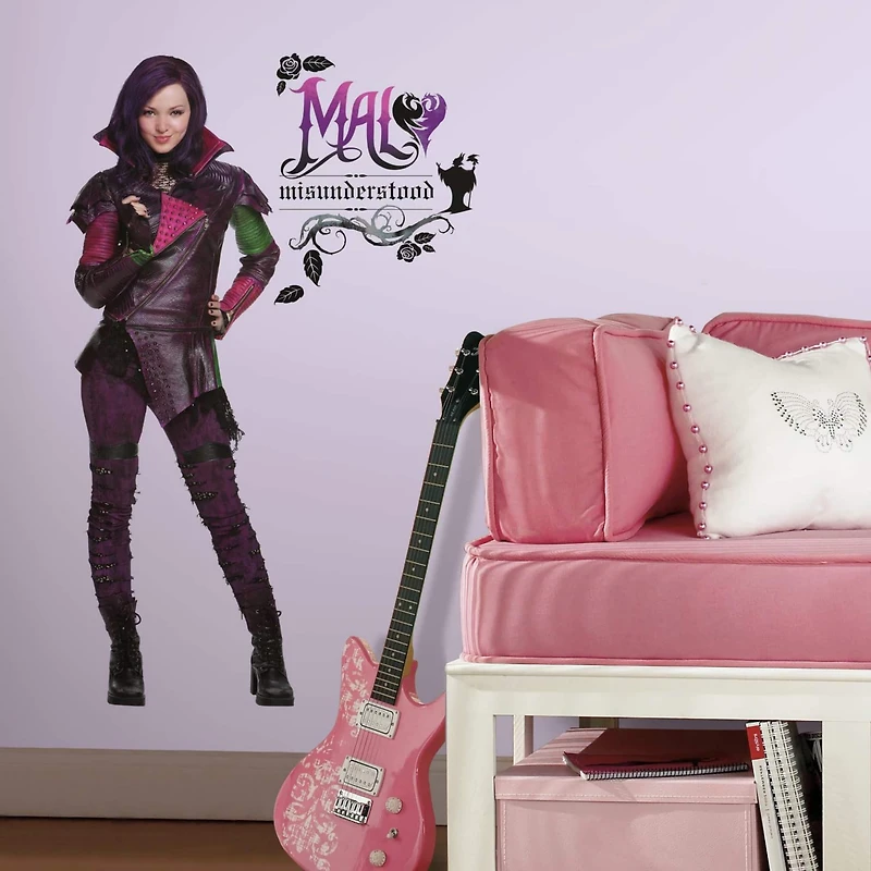 RoomMates Descendants Mal Peel & Stick Giant Wall Decals