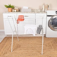 Household Essentials 34" White Clothes Drying Rack