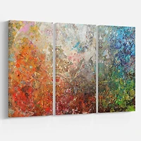 Designart - Board Stained Abstract Art