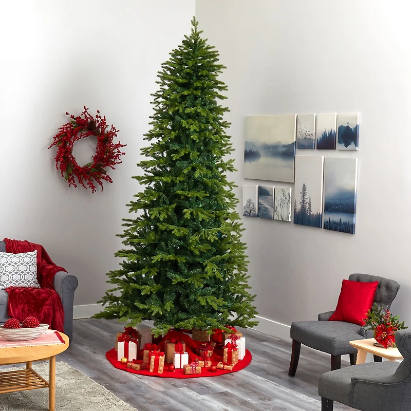 10ft. Unlit Belgium Fir Natural-Look Artificial Christmas Tree
