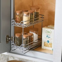 Household Essentials Glidez 2-Tier Spice Rack Organizer