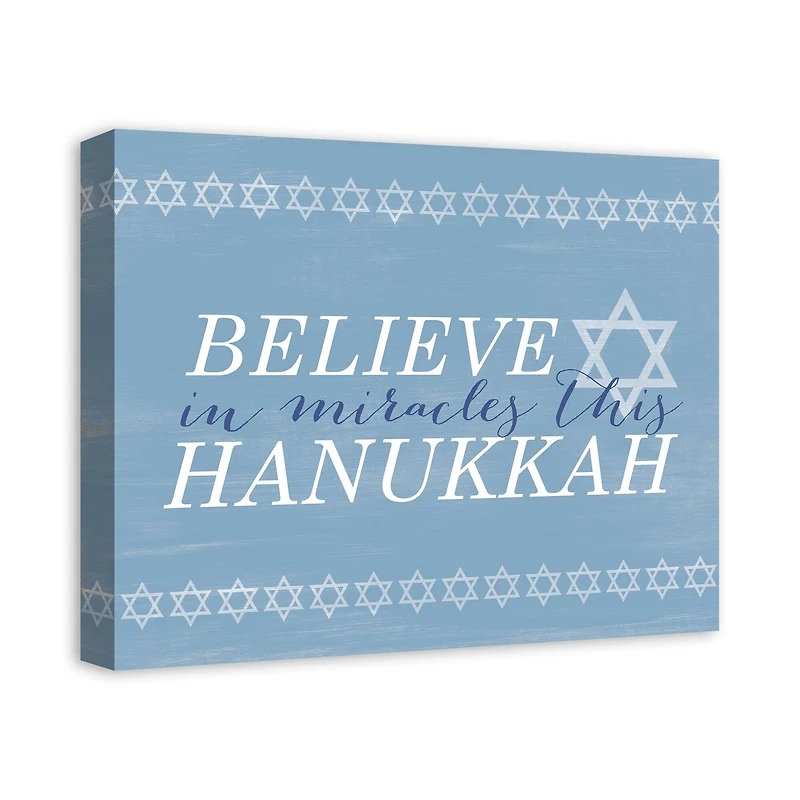 Believe Miracles 20x16 Canvas Wall Art