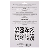 2.7" Italic Sans Serif Alphabet Stencils by Craft Smart®