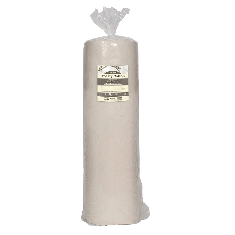 Toasty Cotton™ Natural Cotton Quilt Batting,  90" x 25yd.