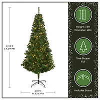 7.5ft. Pre-Lit Linden Spruce Artificial Christmas Tree