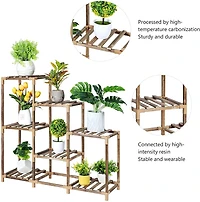 NEX™ 3 Tier Weekday Ladder Garden Plant Rack