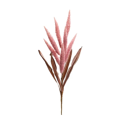 35.5" Dark Pink Foxtail Plume Stems, 2ct.
