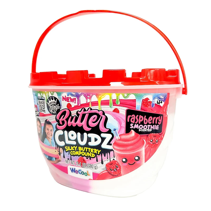 Compound Kings® Rasberry Smoothie Butter Cloudz Scented Slime