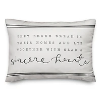 Sincere Hearts 14" x 20" Throw Pillow