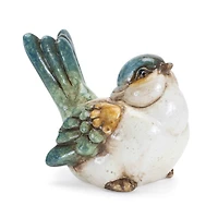 3" Terra Cotta Bird Figurines Set