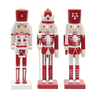 Santa's Workshop 10" Red & White Nutcracker, 3ct.