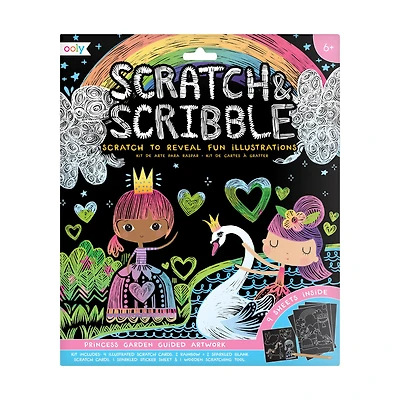 Scratch & Scribble Princess Garden Art Set