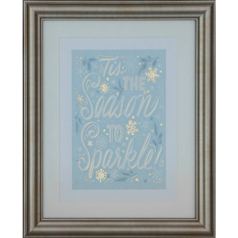 8" x 10" Season to Sparkle Framed Wall Décor by Ashland®