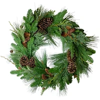 32" Cedar & Pinecone Wreath