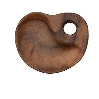 Hello Honey® 8.5" Natural Acacia Wood Tray with Handle