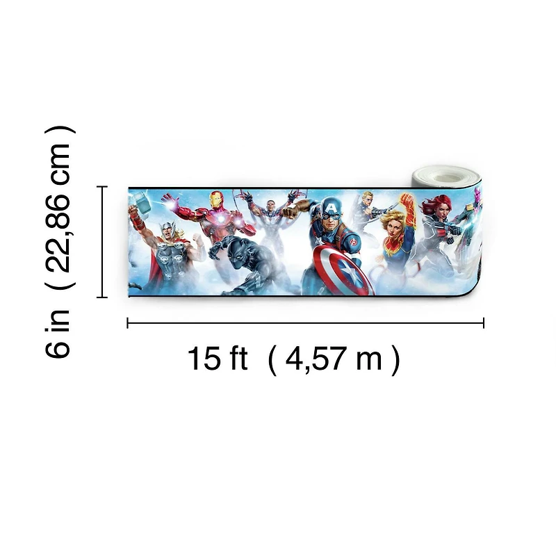 RoomMates Marvel Avengers Peel & Stick Border