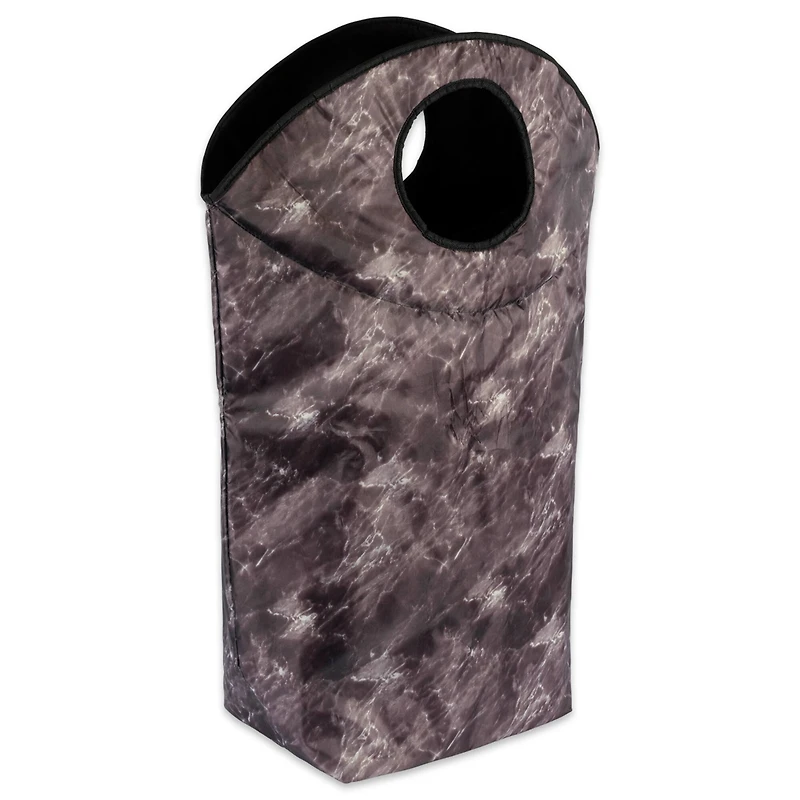 DII® Black Marble Laundry Basket Bag