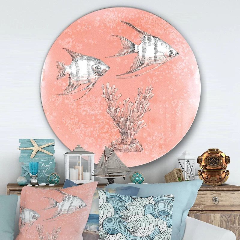 Designart - Coastal Sea Life III fish sketches