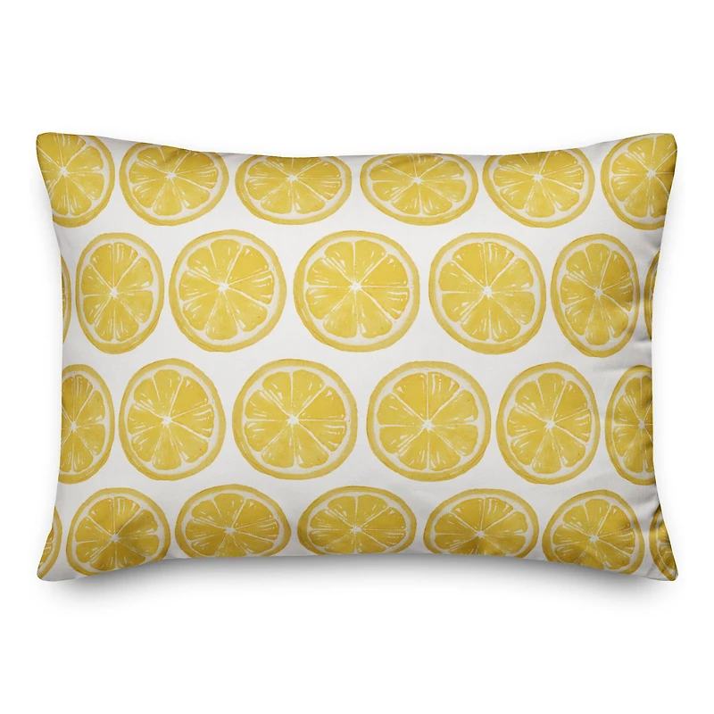 Lemon Pattern Throw Pillow