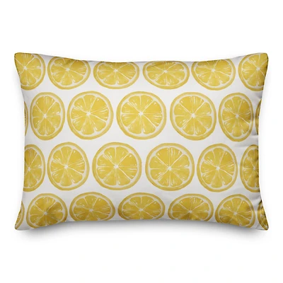 Lemon Pattern Throw Pillow