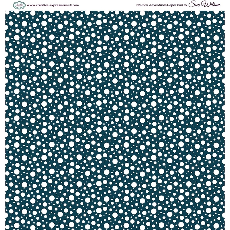 Creative Expressions Single-Sided Paper Pad 8" x 8" 24 ct. Nautical Adventure By Sue Wilson