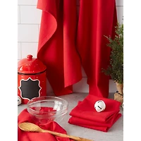 DII® Tango Red Flat Woven Dishtowel, 6ct.