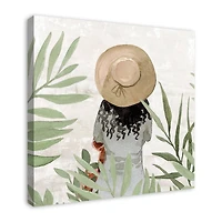 Sunhat Scene 30" x 30"Canvas Wall Art