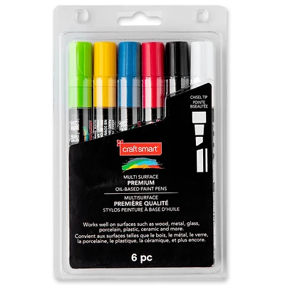Premium Chisel Tip Oil-Based Paint Pens by Craft Smart®