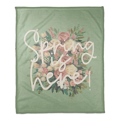 Spring is Here Fleece Blanket